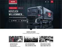 Tablet Screenshot of herzberg-getraenke.de
